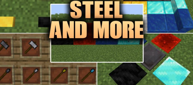 Steel and More для Майнкрафт [26.1.2, 26.1.1, 26.1]
