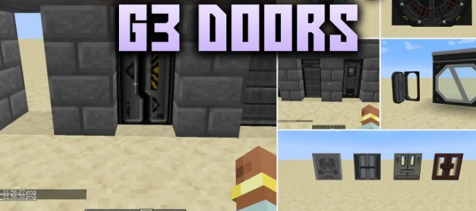 G3 Doors для Майнкрафт [1.21.1, 1.21]