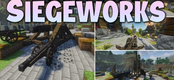 Siegeworks для Майнкрафт [1.21.1, 1.21]