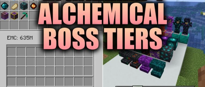 Alchemical Boss Tiers для Майнкрафт [1.21.1, 1.21]