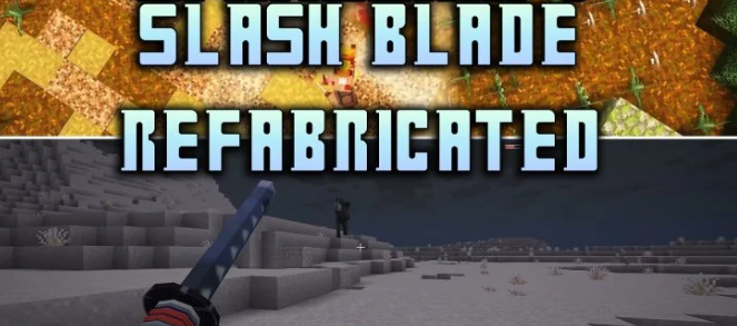Slash Blade Refabricated для Майнкрафт [26.1.2, 26.1.1, 26.1]